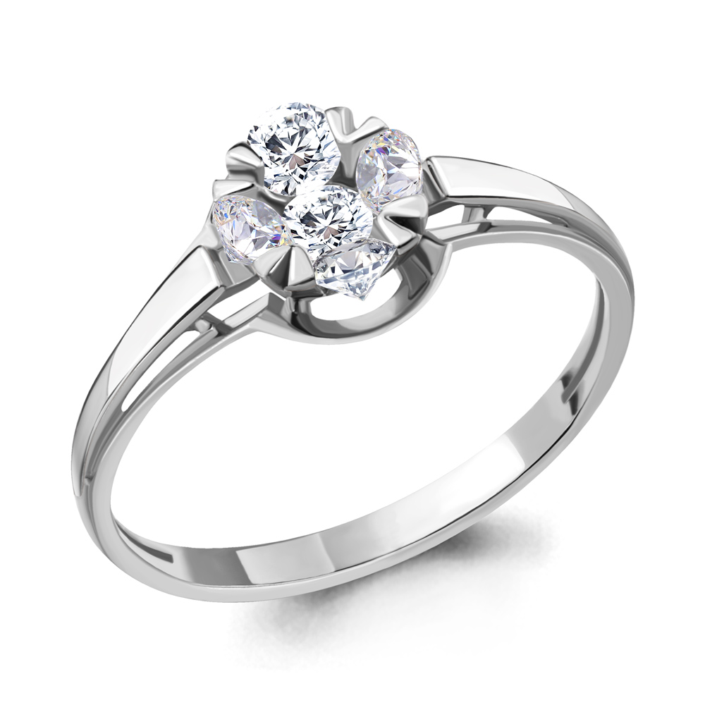 68516А Кольцо из Серебра с фианитами