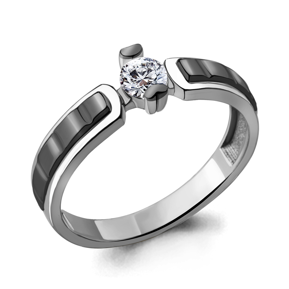 68533А Кольцо из Серебра с фианитом