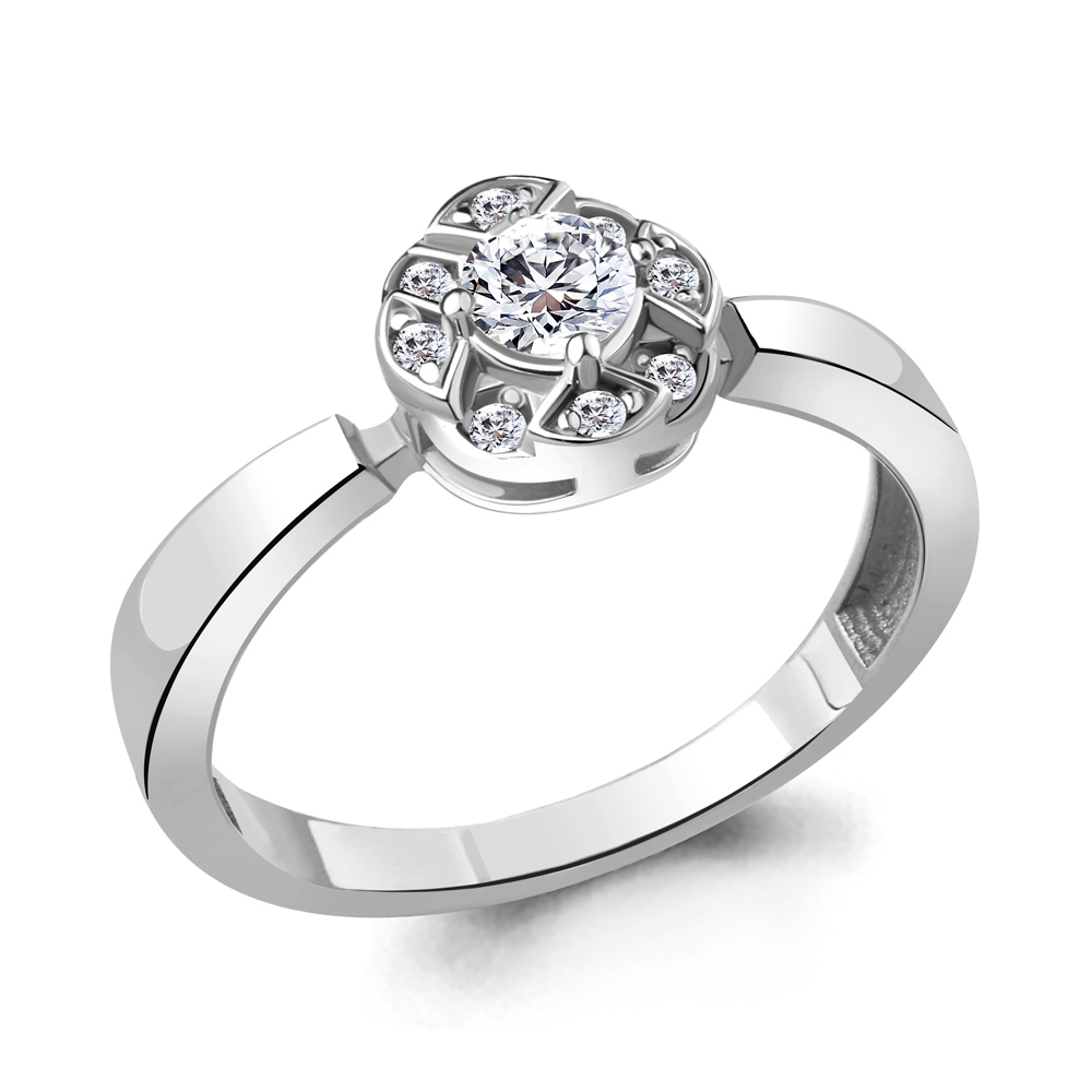 68540А Кольцо из Серебра с фианитами