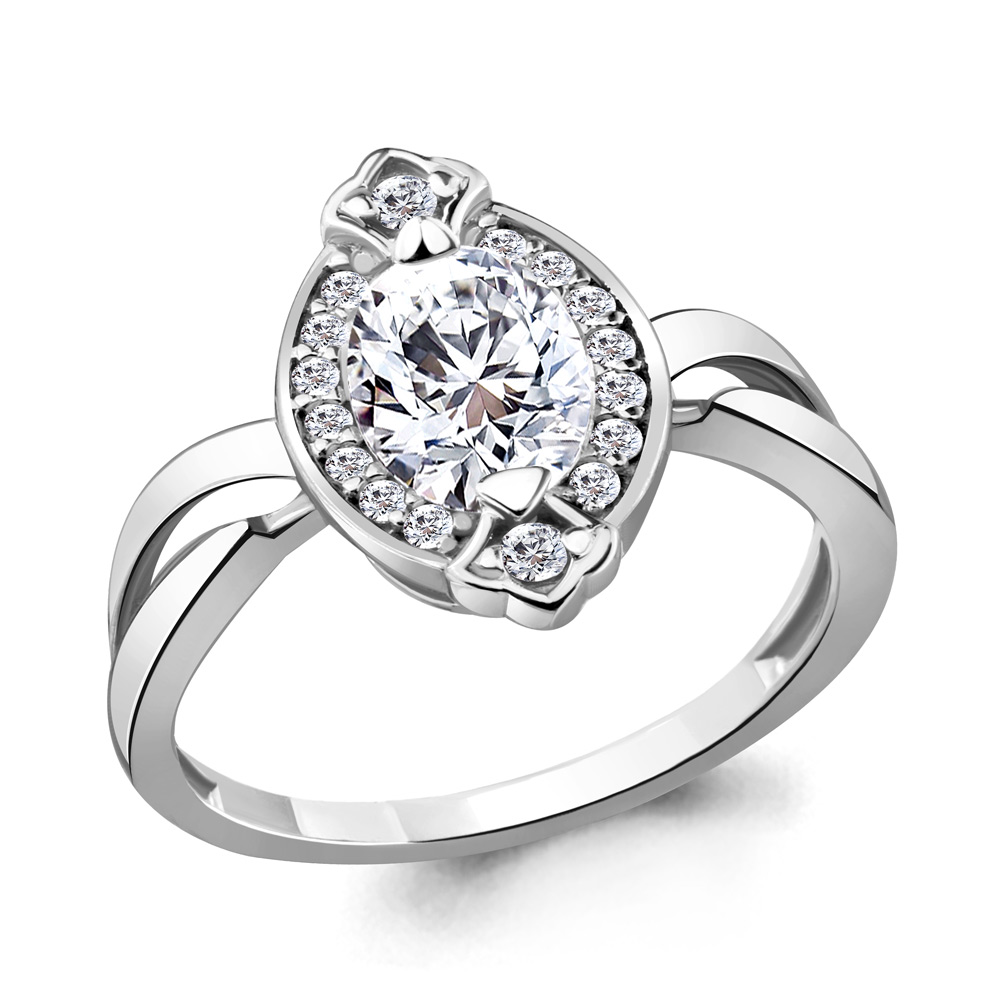 68543А Кольцо из Серебра с фианитами