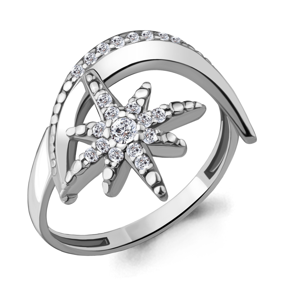 68547А Кольцо из Серебра с фианитами