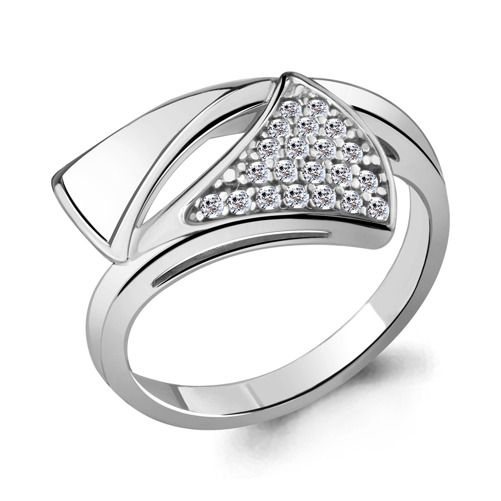 68555А Кольцо из Серебра с фианитами