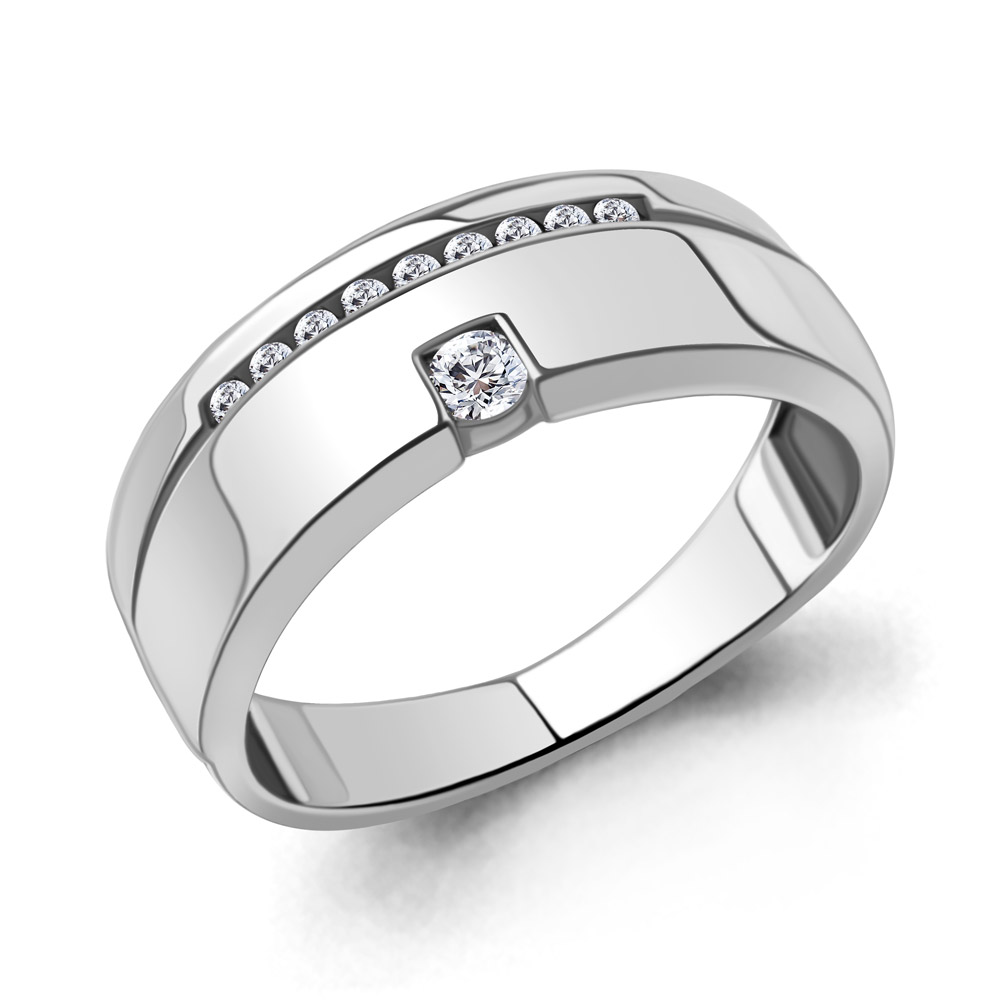 68558А Кольцо из Серебра с фианитами