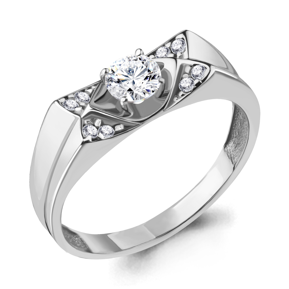 68568А Кольцо из Серебра с фианитами