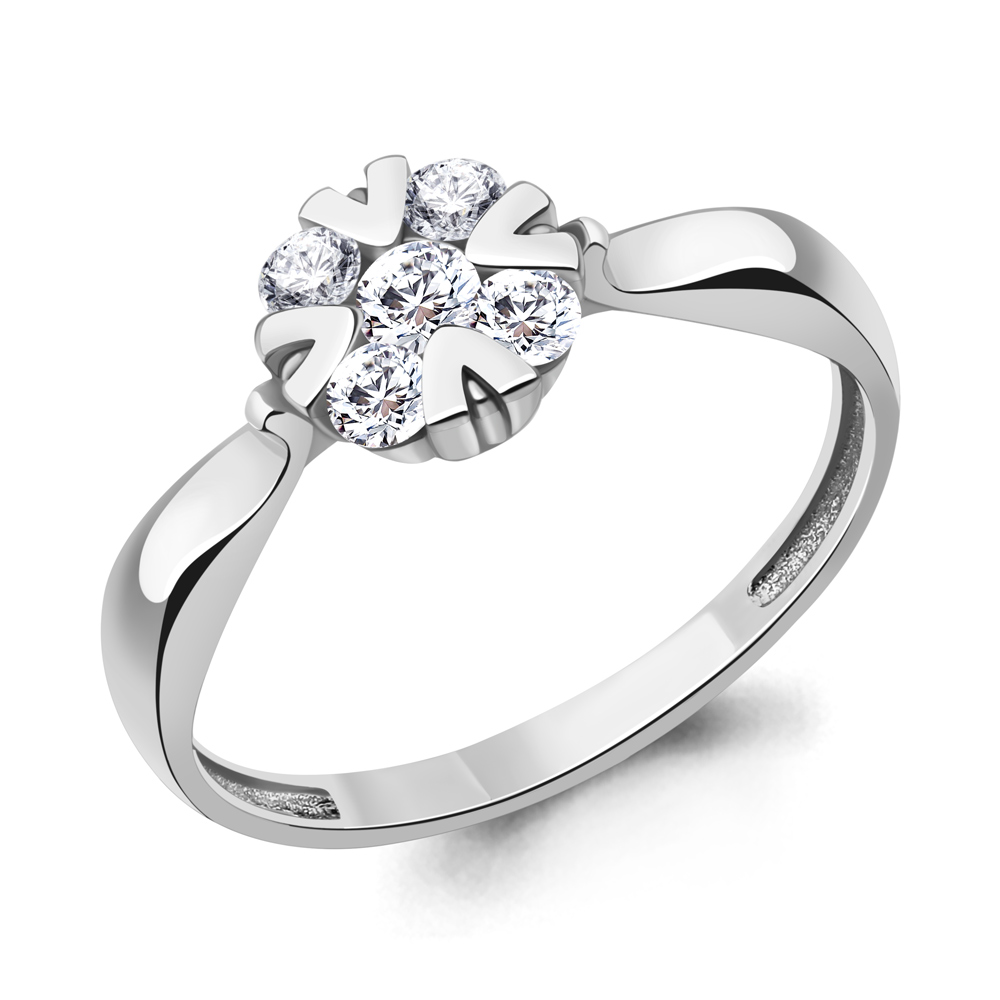 68572А Кольцо из Серебра с фианитами