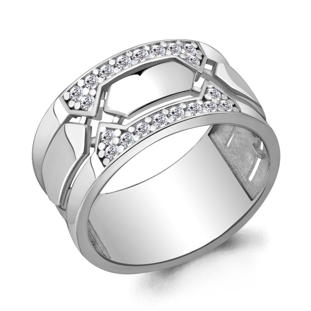 68605А Кольцо из Серебра с фианитами