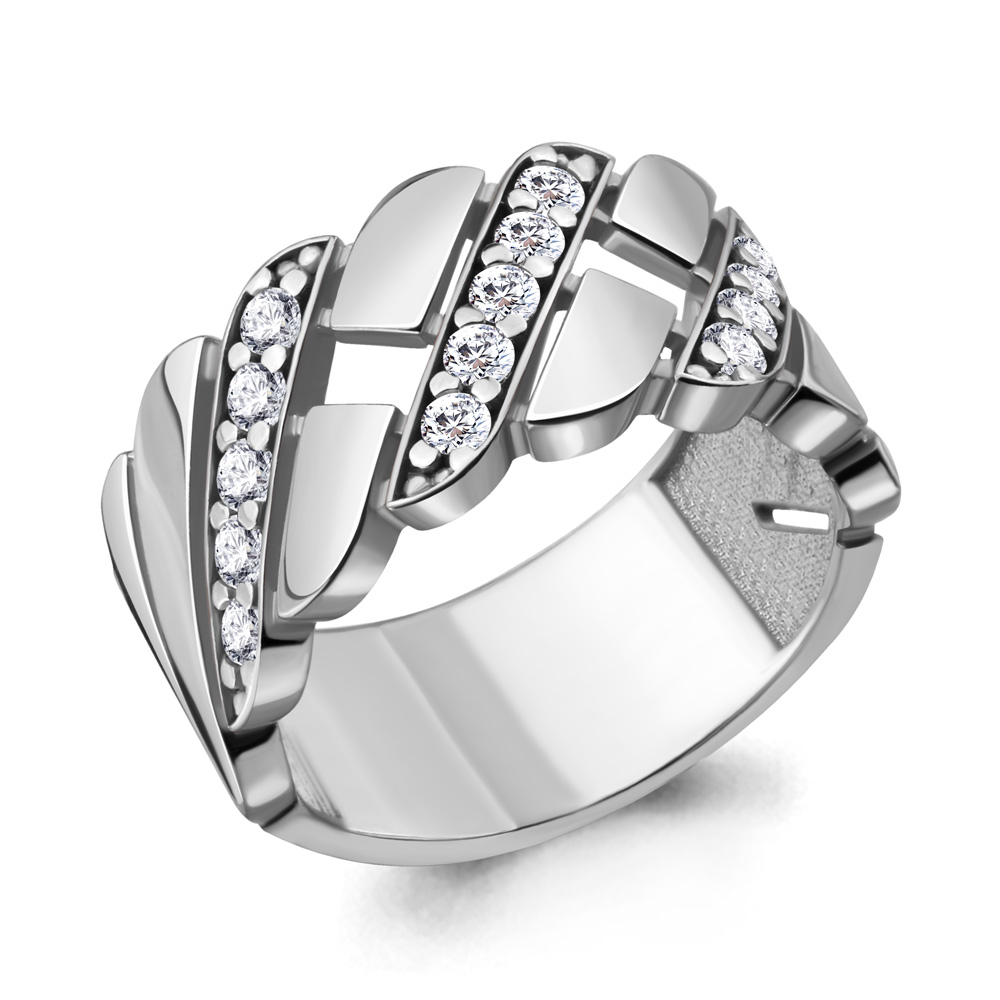 68607А Кольцо из Серебра с фианитами