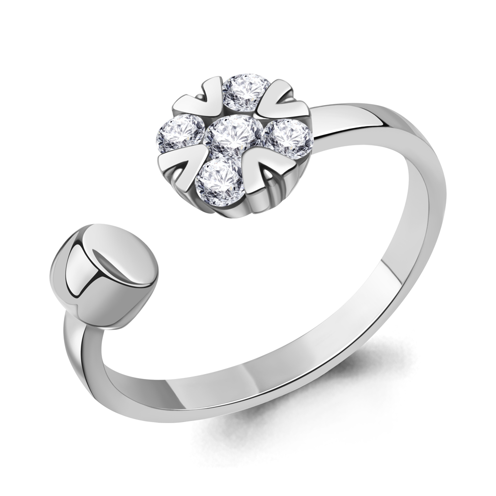 68623А Кольцо из Серебра с фианитами