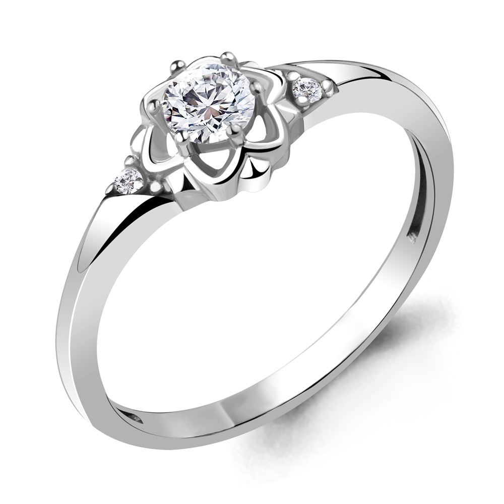 68647А Кольцо из Серебра с фианитами