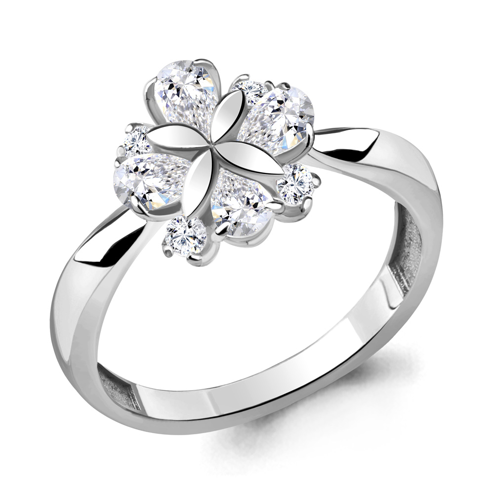 68702А Кольцо из Серебра с фианитами