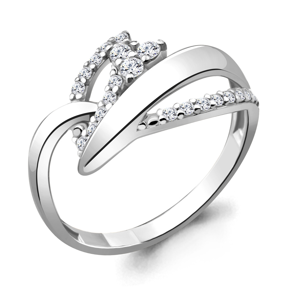 68708А Кольцо из Серебра с фианитами