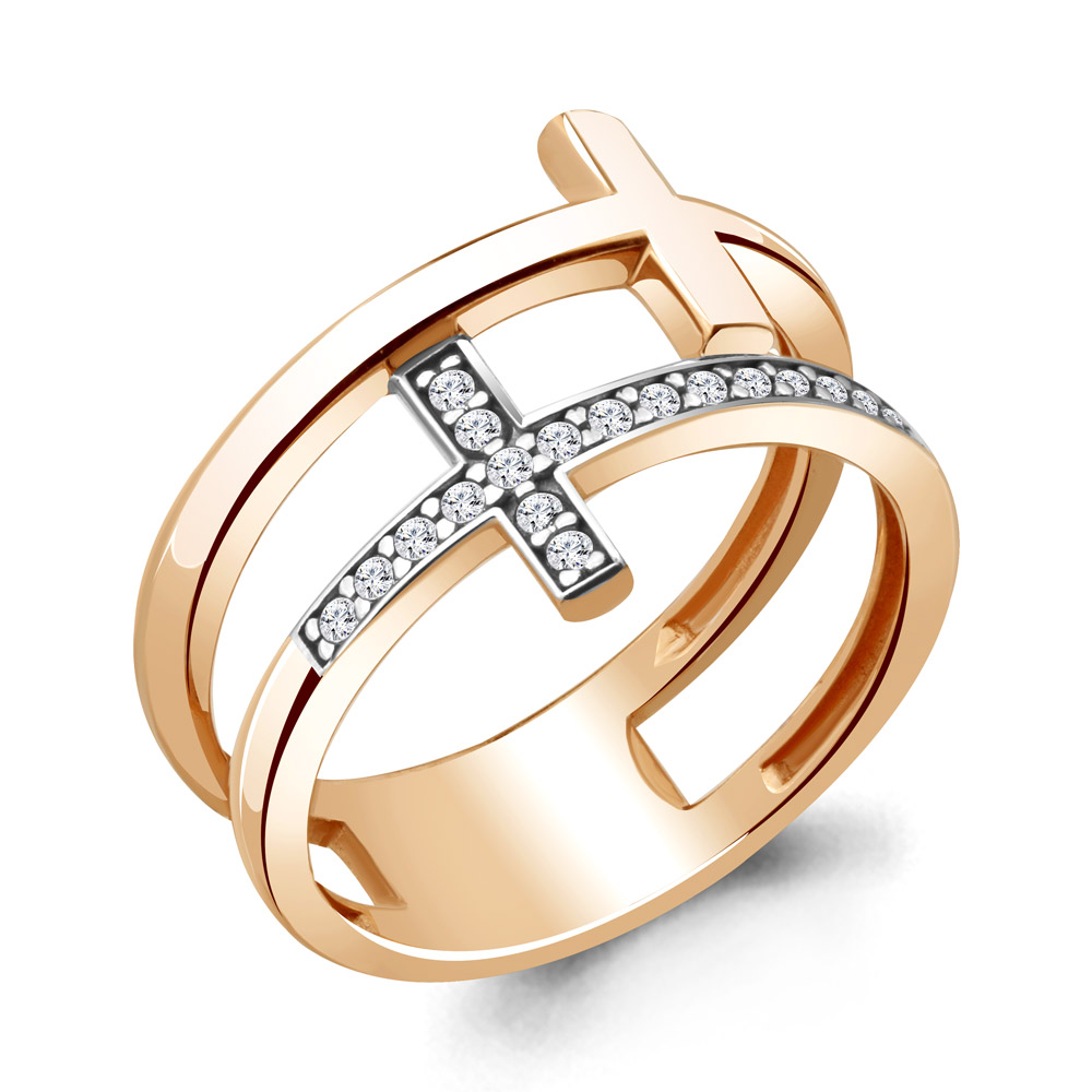 68735А Кольцо из Золота с фианитами