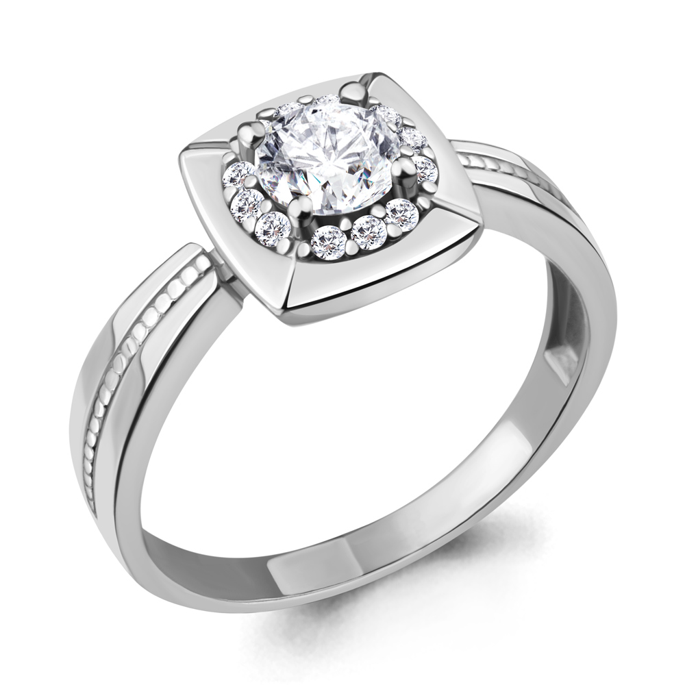 68746А Кольцо из Серебра с фианитами