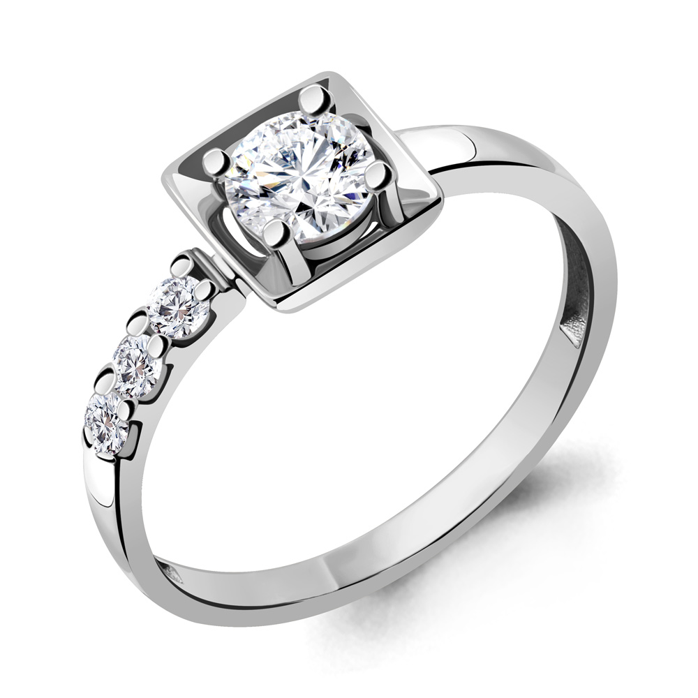 688161А Кольцо из Серебра с фианитами