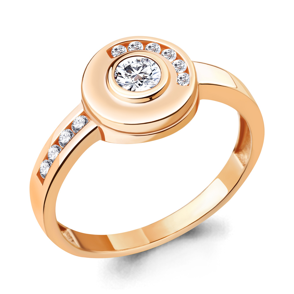 68825А Кольцо из Золота с фианитами