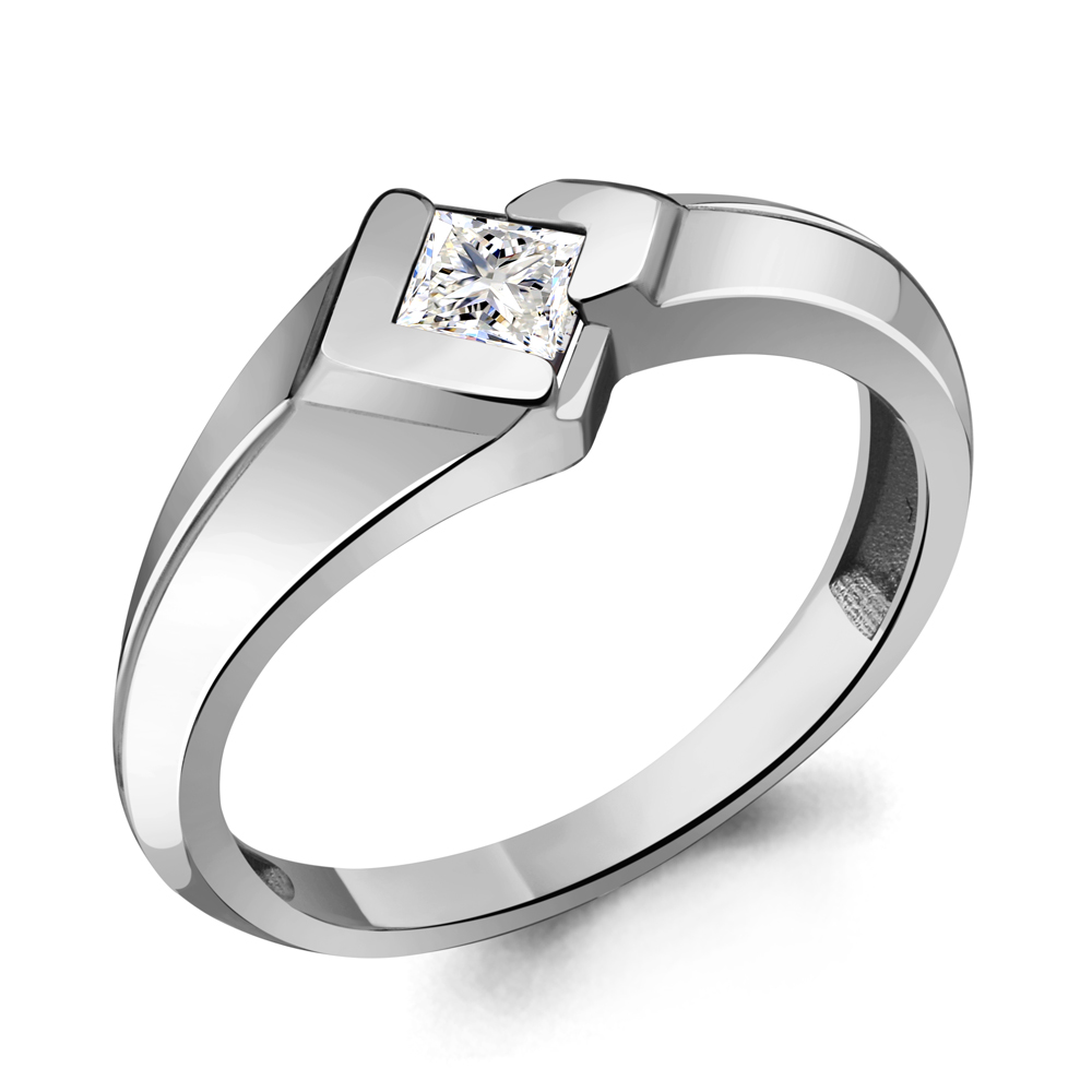 68831 Кольцо из Серебра с фианитом