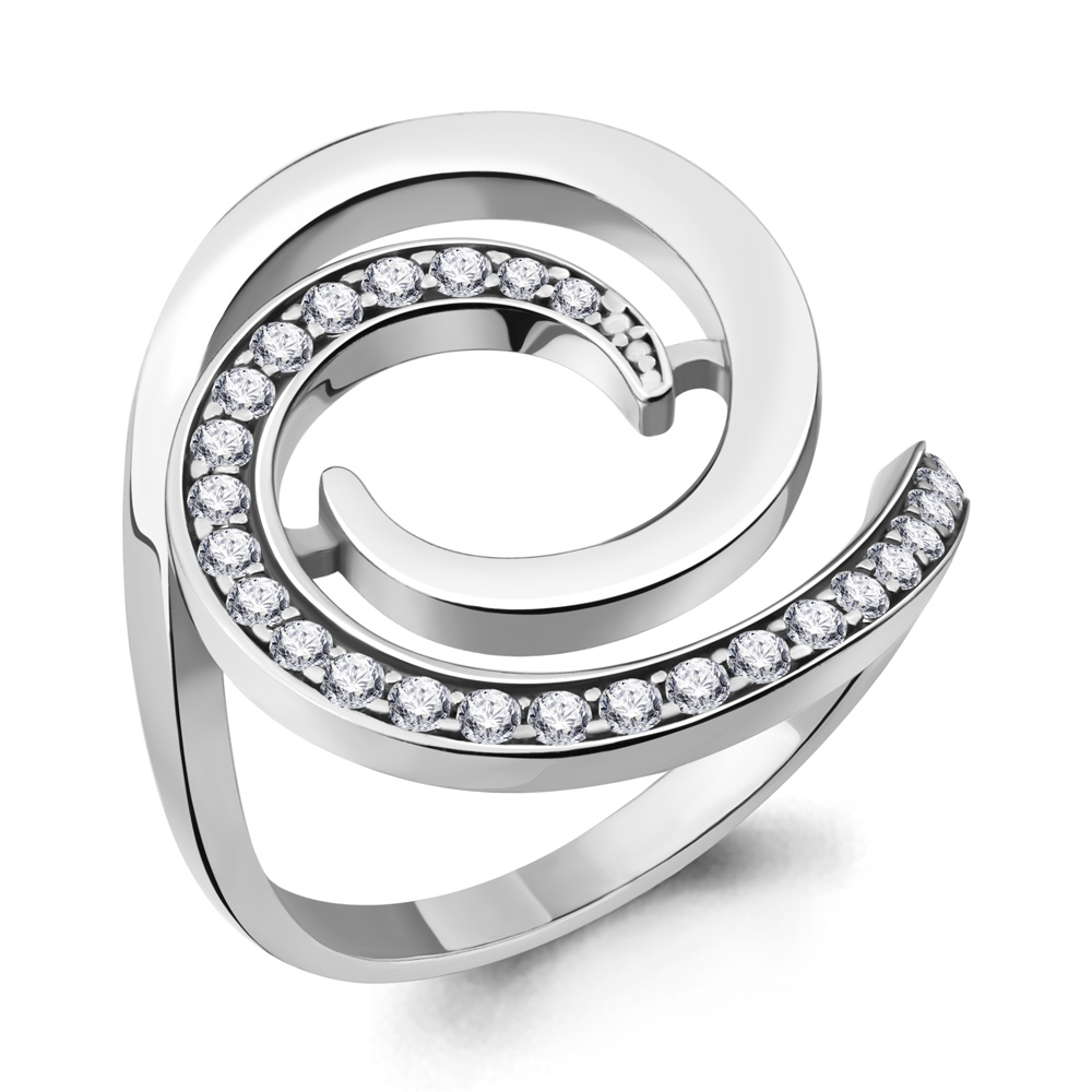 68839А Кольцо из Серебра с фианитами