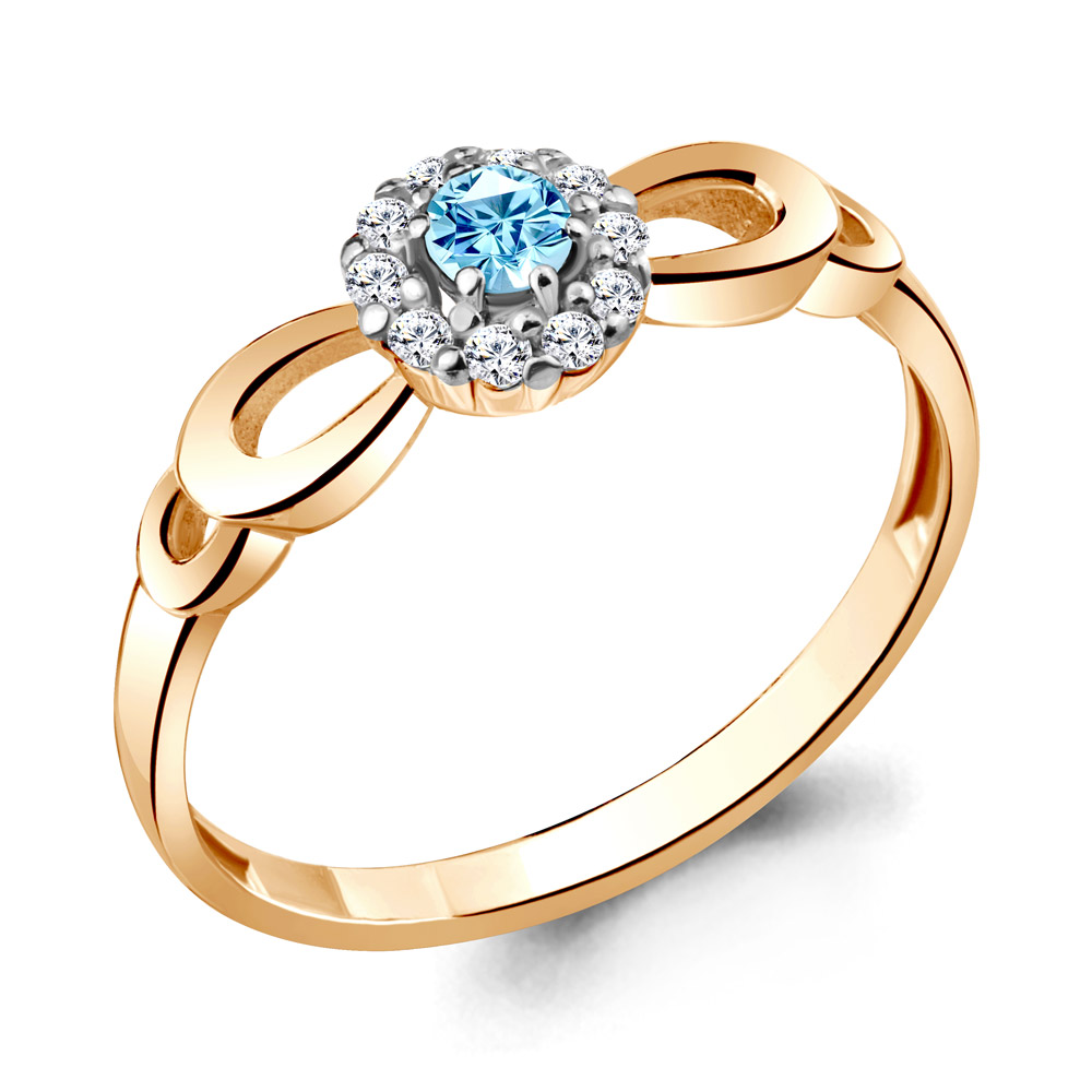 68843АБ Кольцо из Золота с фианитами