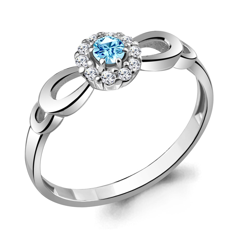 68843АБ Кольцо из Серебра с фианитами