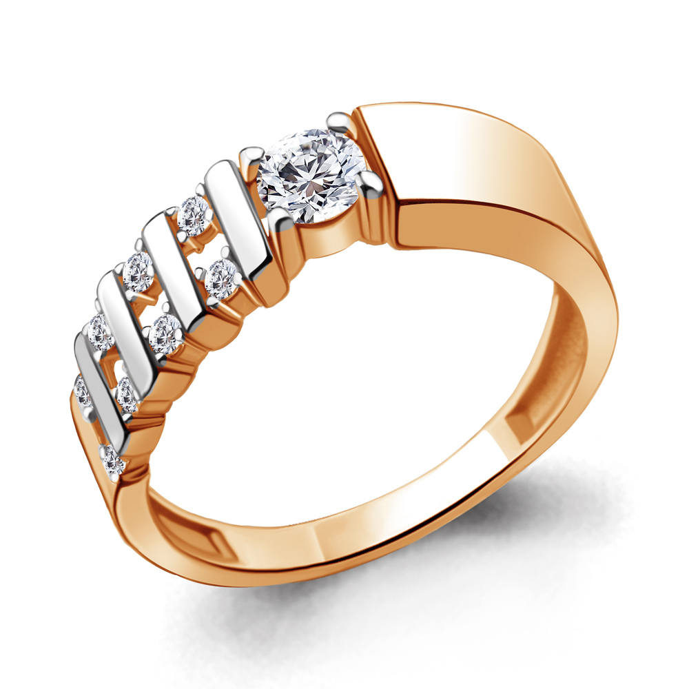 68861А Кольцо из Золота с фианитами
