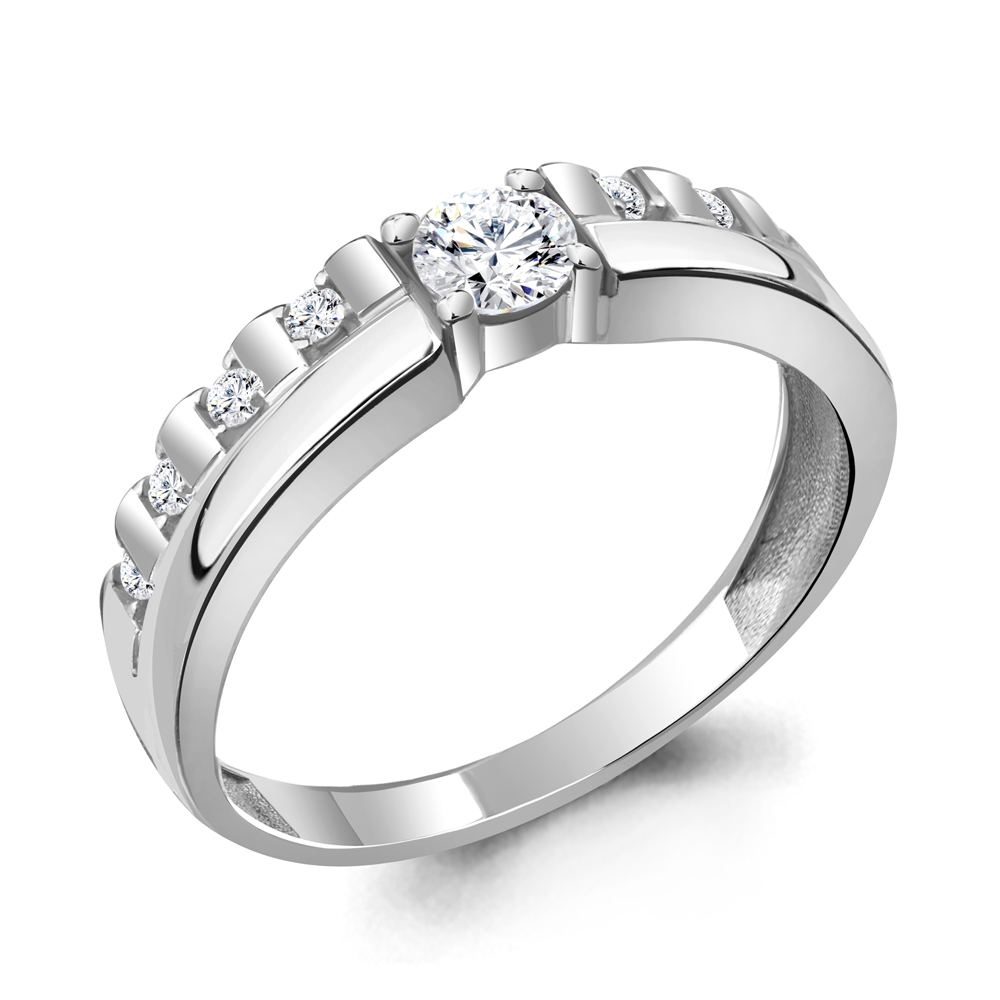 68862А Кольцо из Серебра с фианитами