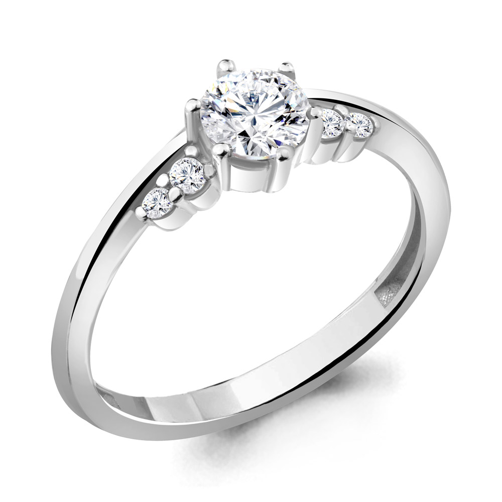 68908А Кольцо из Серебра с фианитами