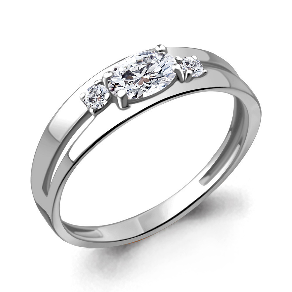 68925А Кольцо из Серебра с фианитами