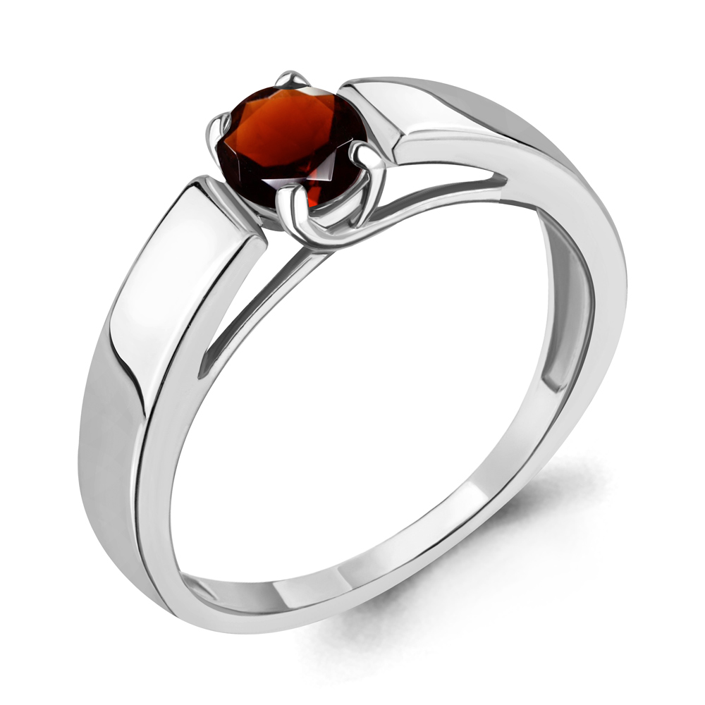 6909803 Кольцо из Серебра с гранатом