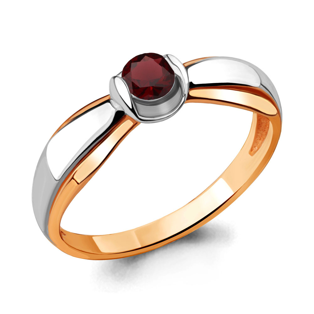 6913003 Кольцо из Золота с гранатом