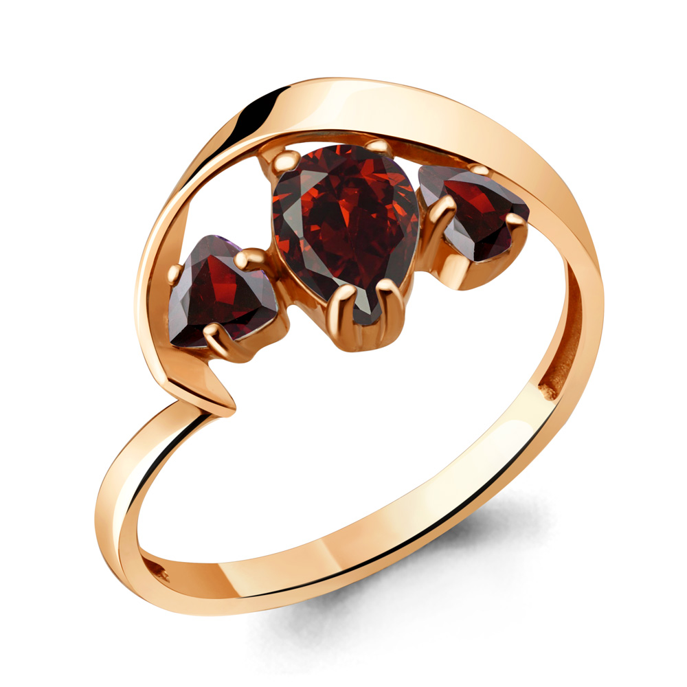 6927503 Кольцо из Золота с гранатами