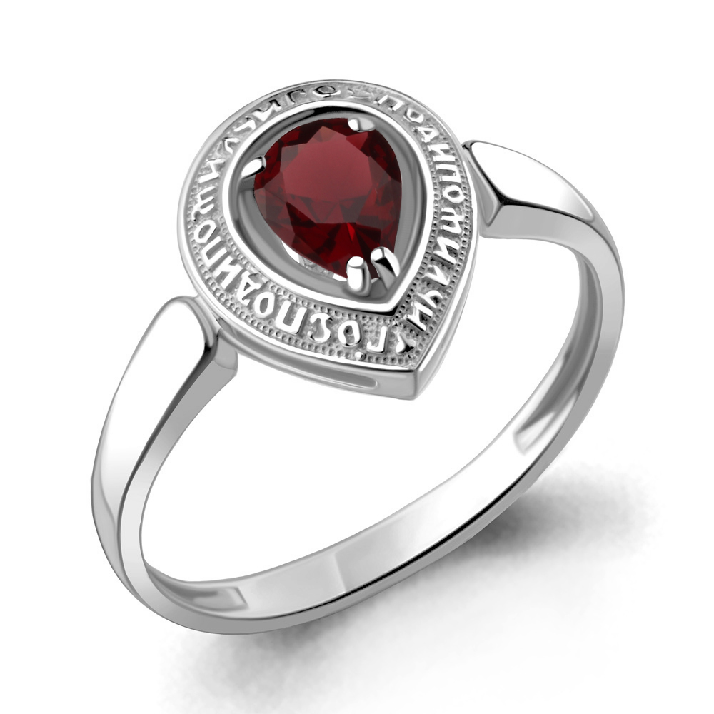 6937903 Кольцо из Серебра с гранатом