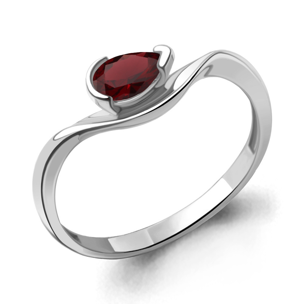 6946703 Кольцо из Серебра с гранатом