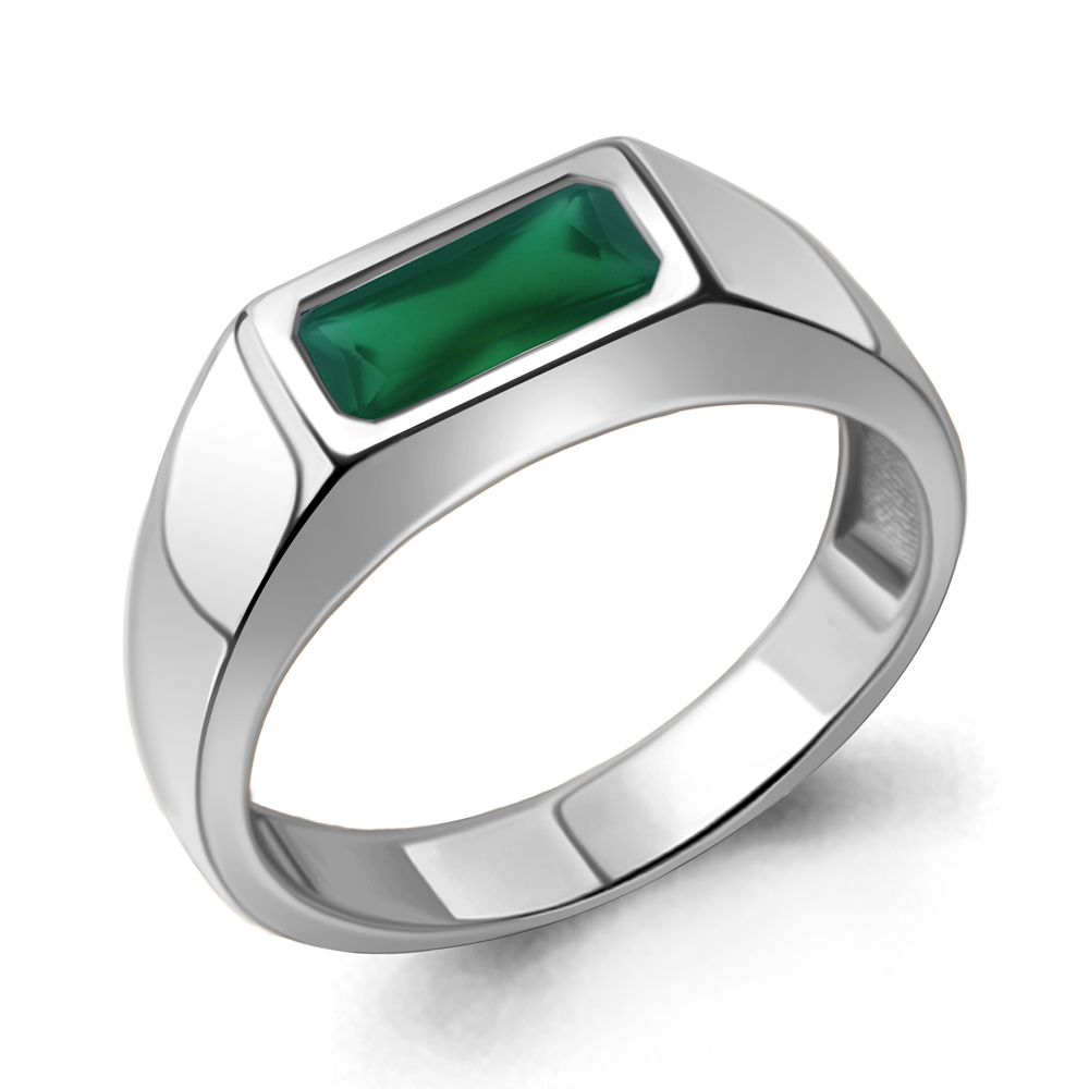 6955509 Кольцо из Серебра с агатом