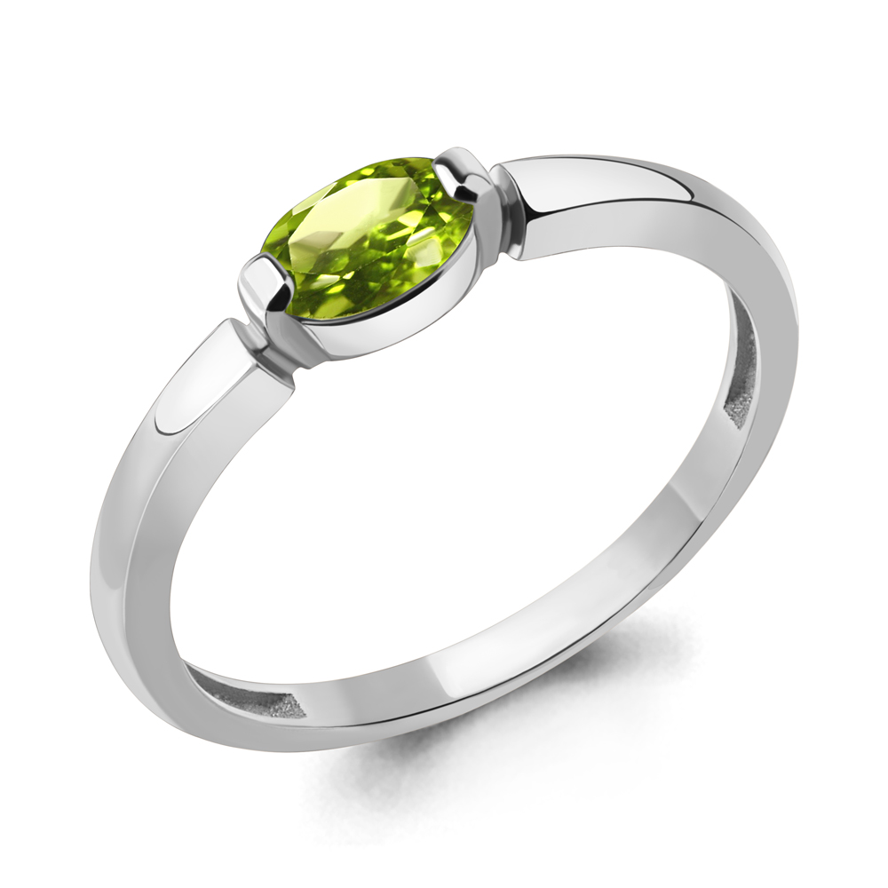 6962407 Кольцо из Серебра с хризолитом