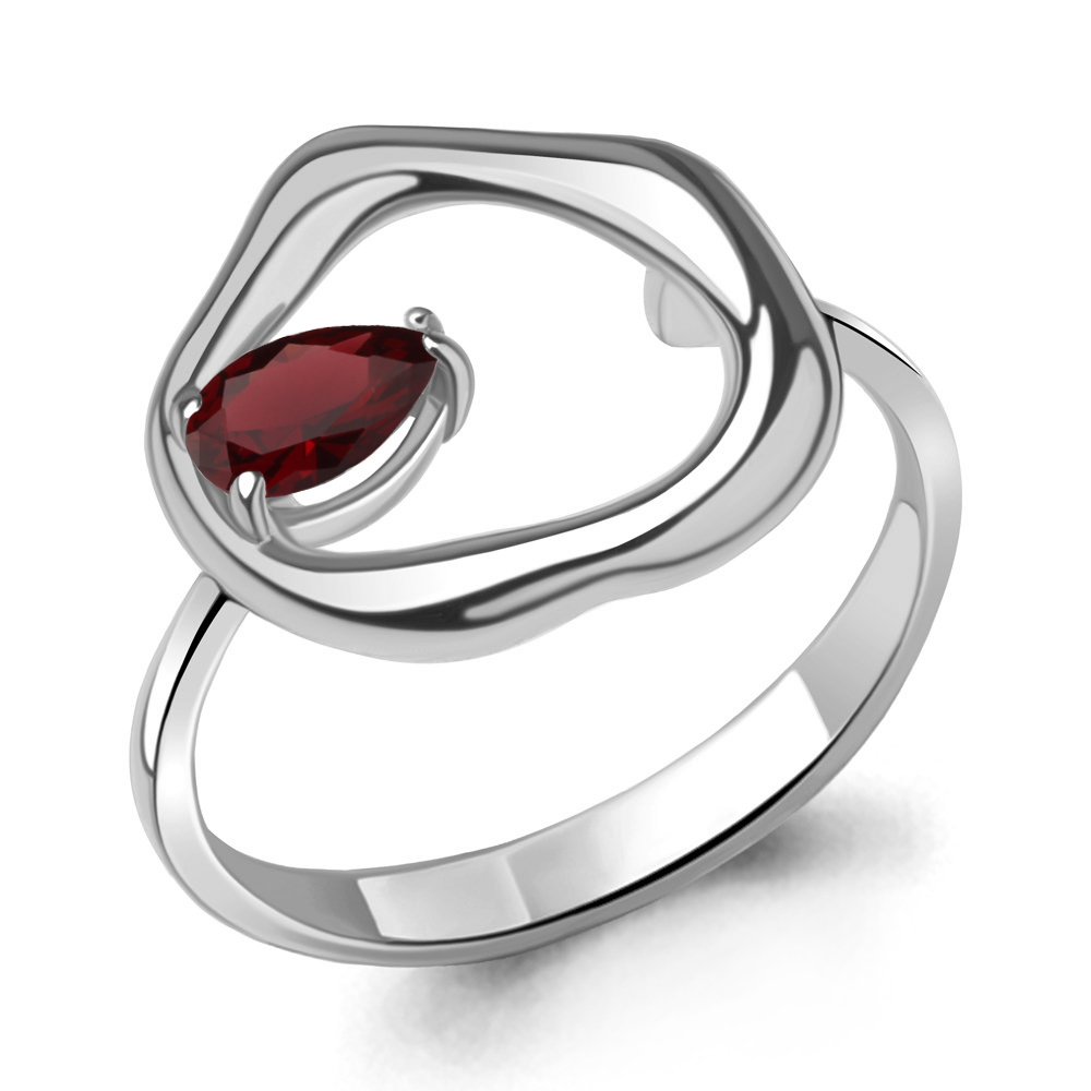 6963103 Кольцо из Серебра с гранатом