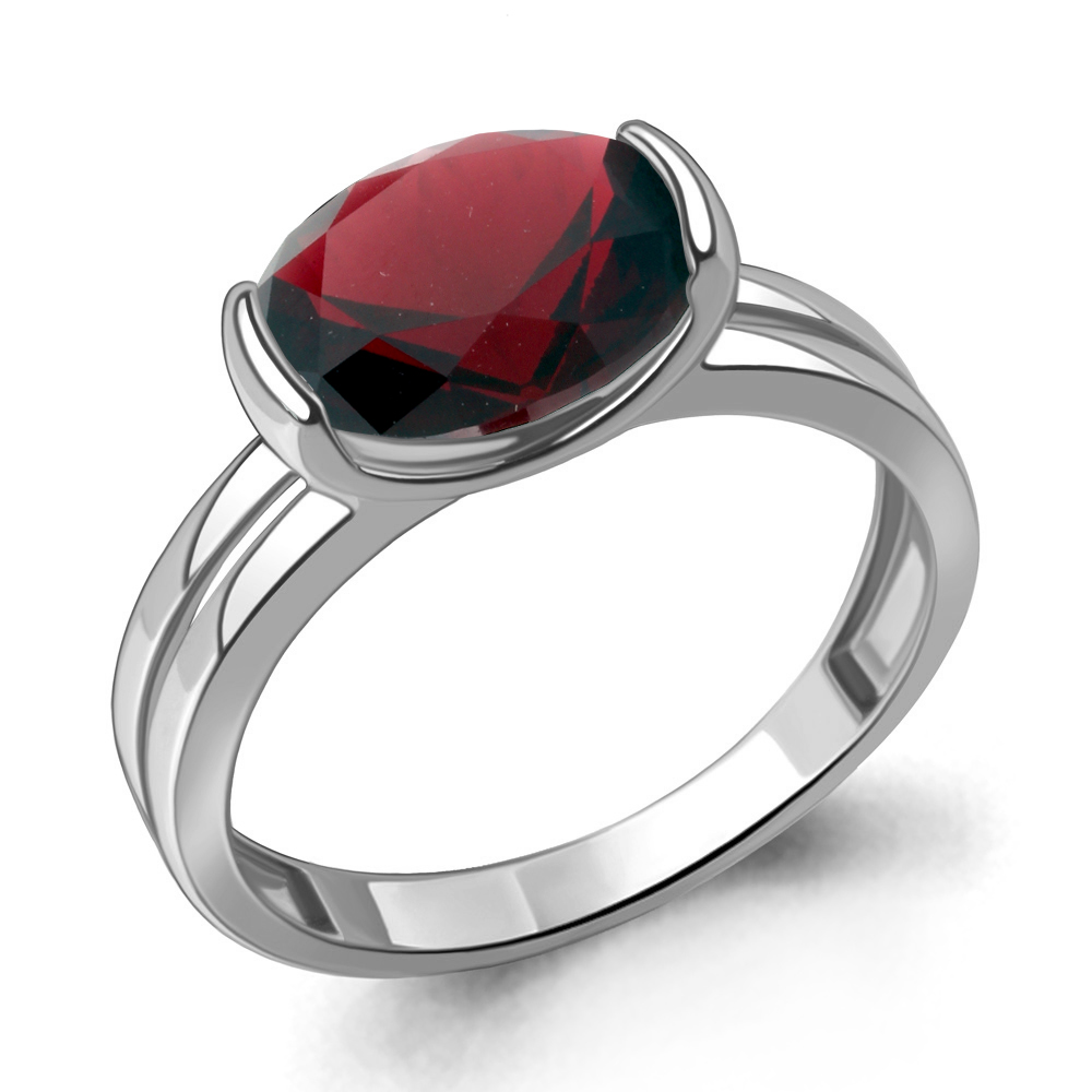 6974085 Кольцо из Серебра с наногранатом