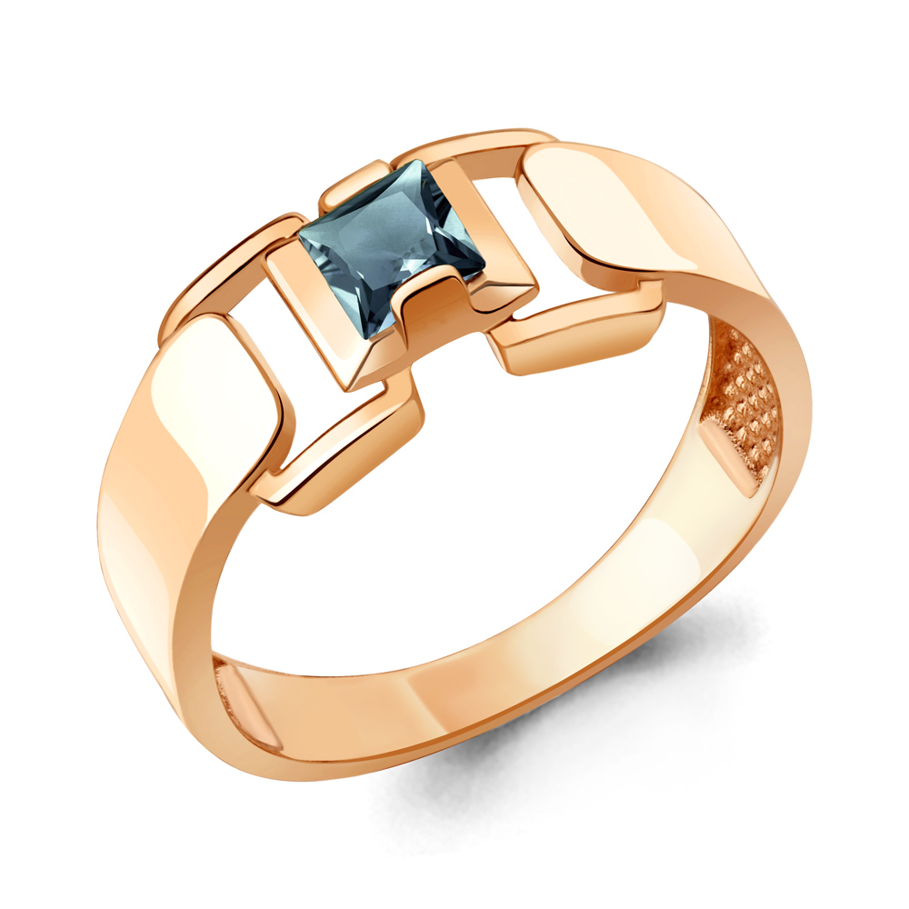 6975408 Кольцо из Золота с топазом лондон блю