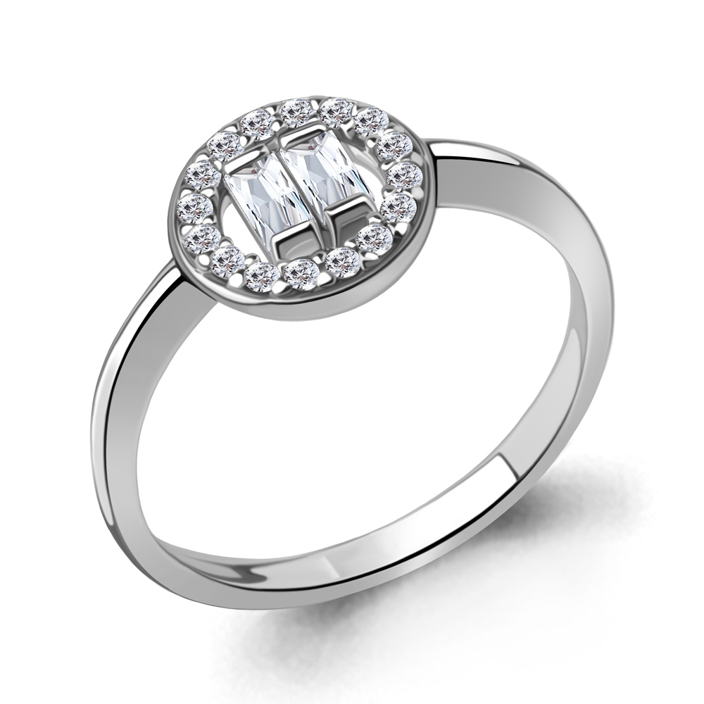 69849А Кольцо из Серебра с фианитами