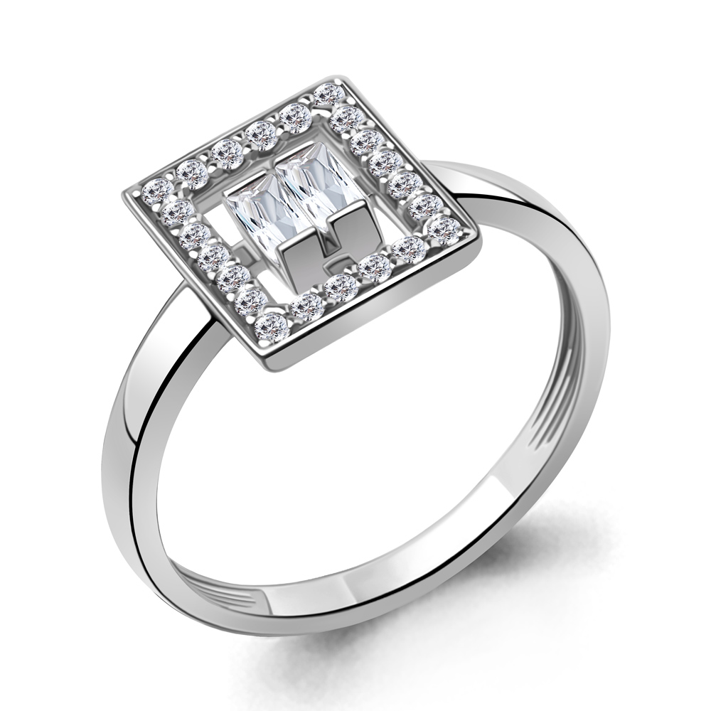 69851А Кольцо из Серебра с фианитами