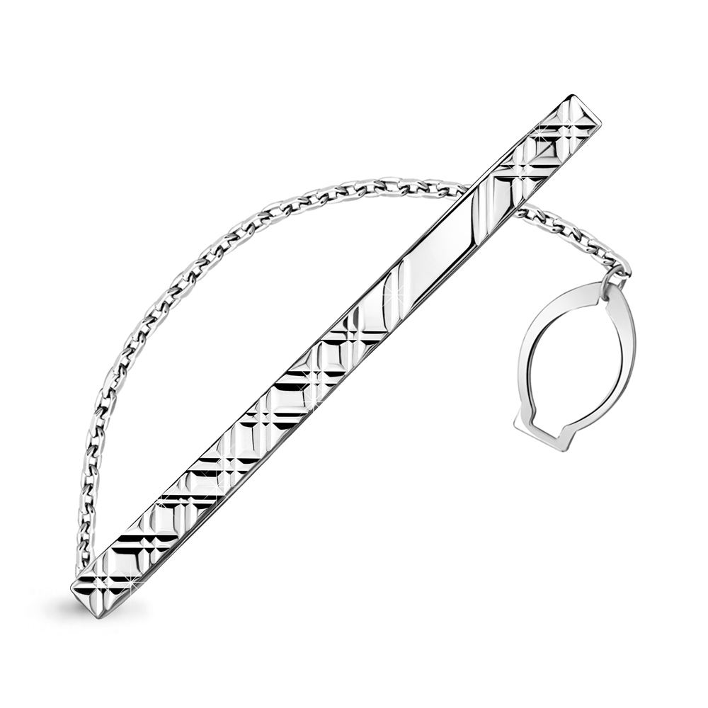 70401 Зажим для галстука из Серебра