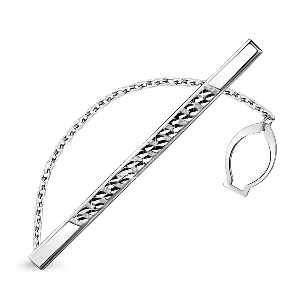 70402 Зажим для галстука из Серебра