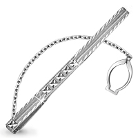 70404 Зажим для галстука из Серебра