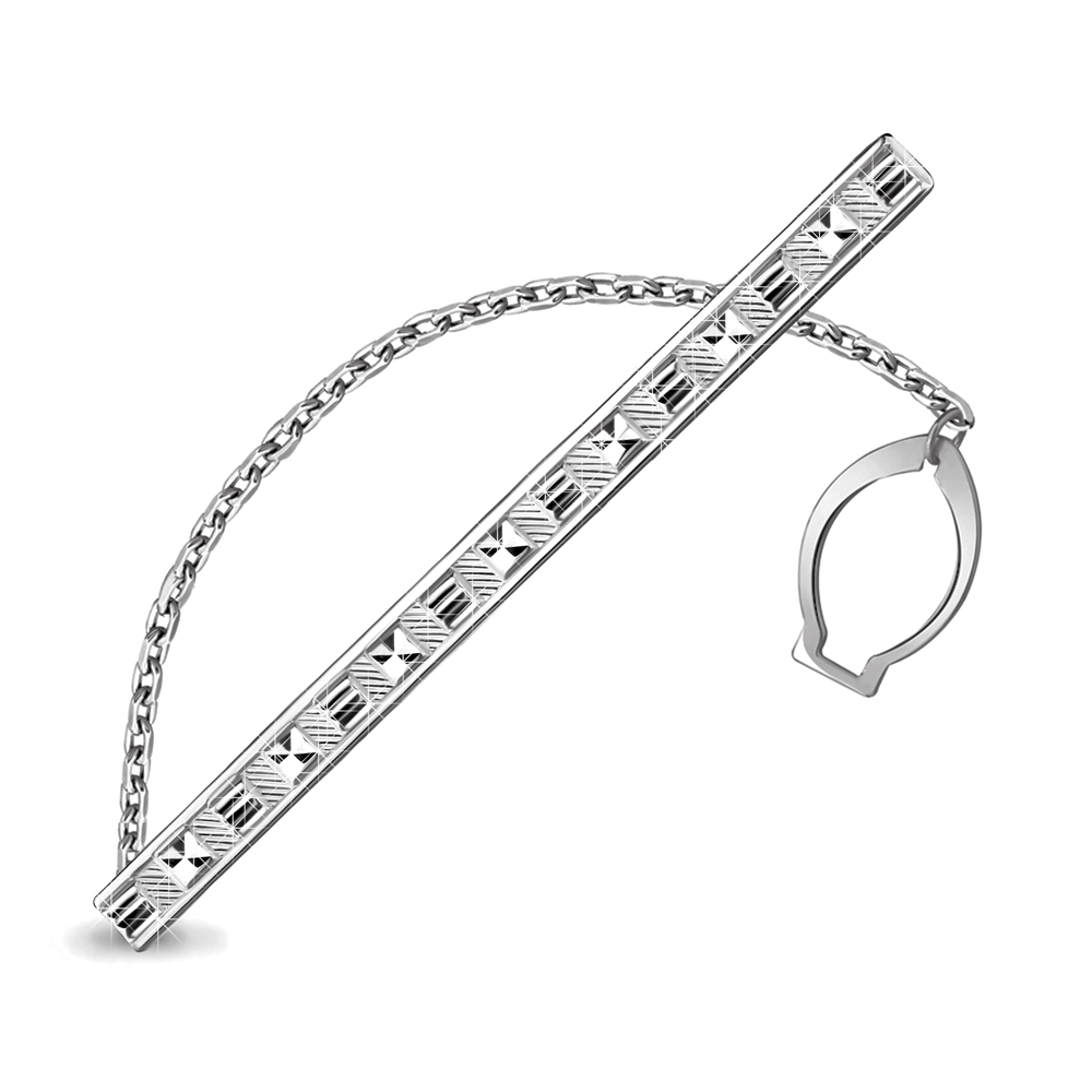 70409 Зажим для галстука из Серебра