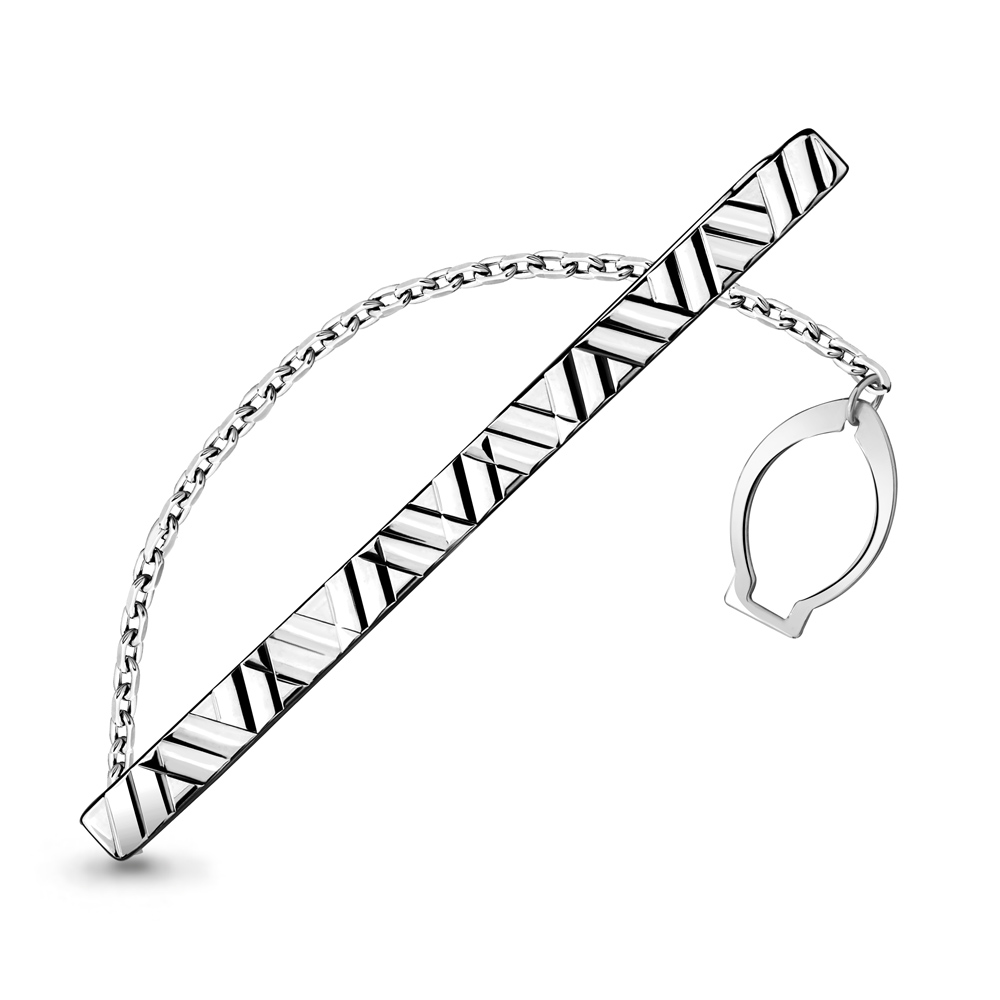 70420 Зажим для галстука из Серебра