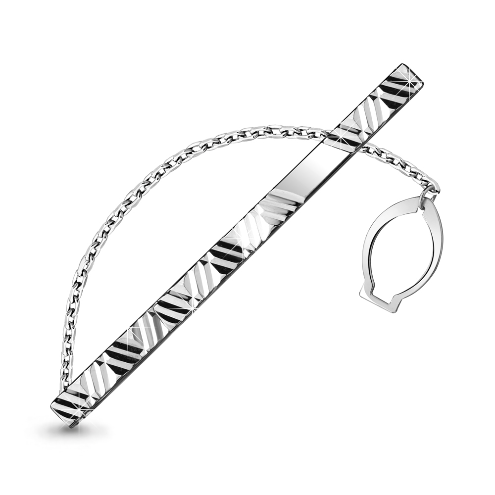 70427 Зажим для галстука из Серебра