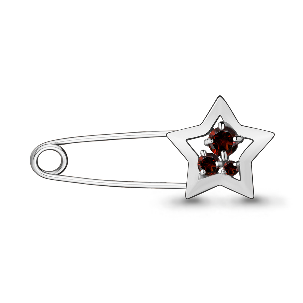7272503 Булавка из Серебра с гранатами