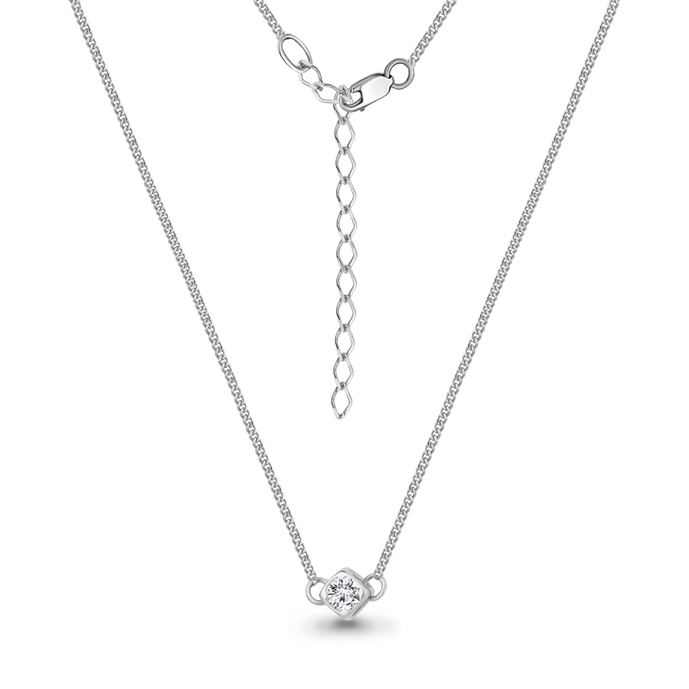 73649А Колье из Серебра с фианитом