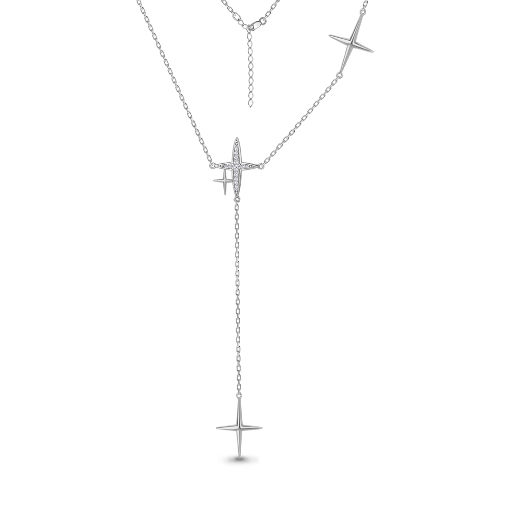 73691А Колье из Серебра с фианитами