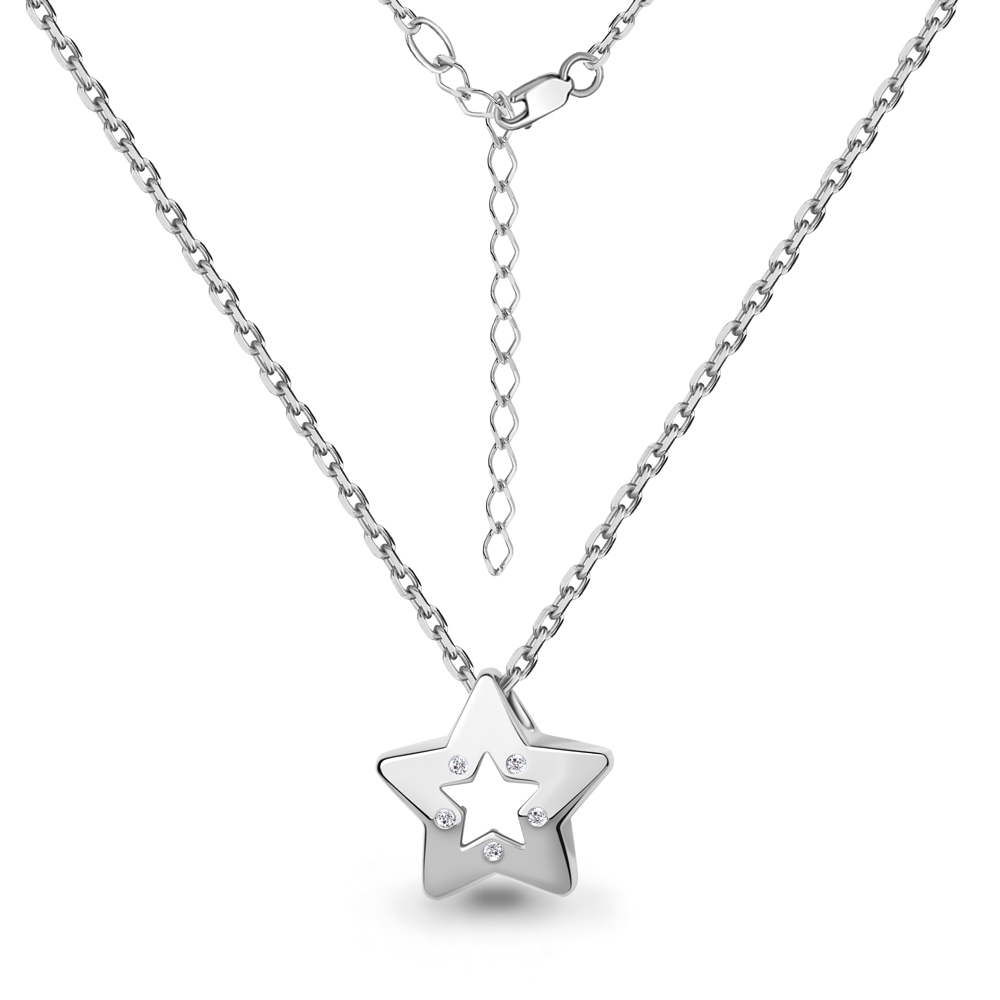 73797А Колье из Серебра с фианитами