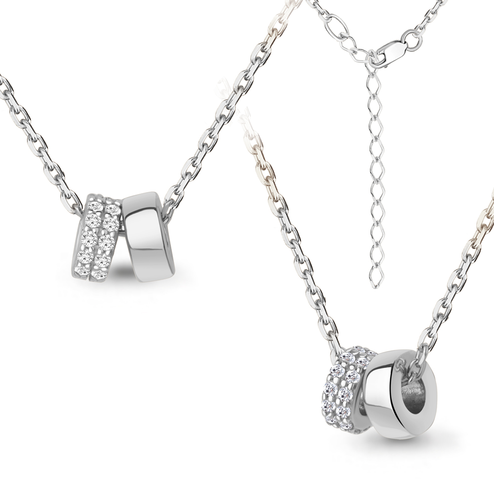 73803А Колье из Серебра с фианитами